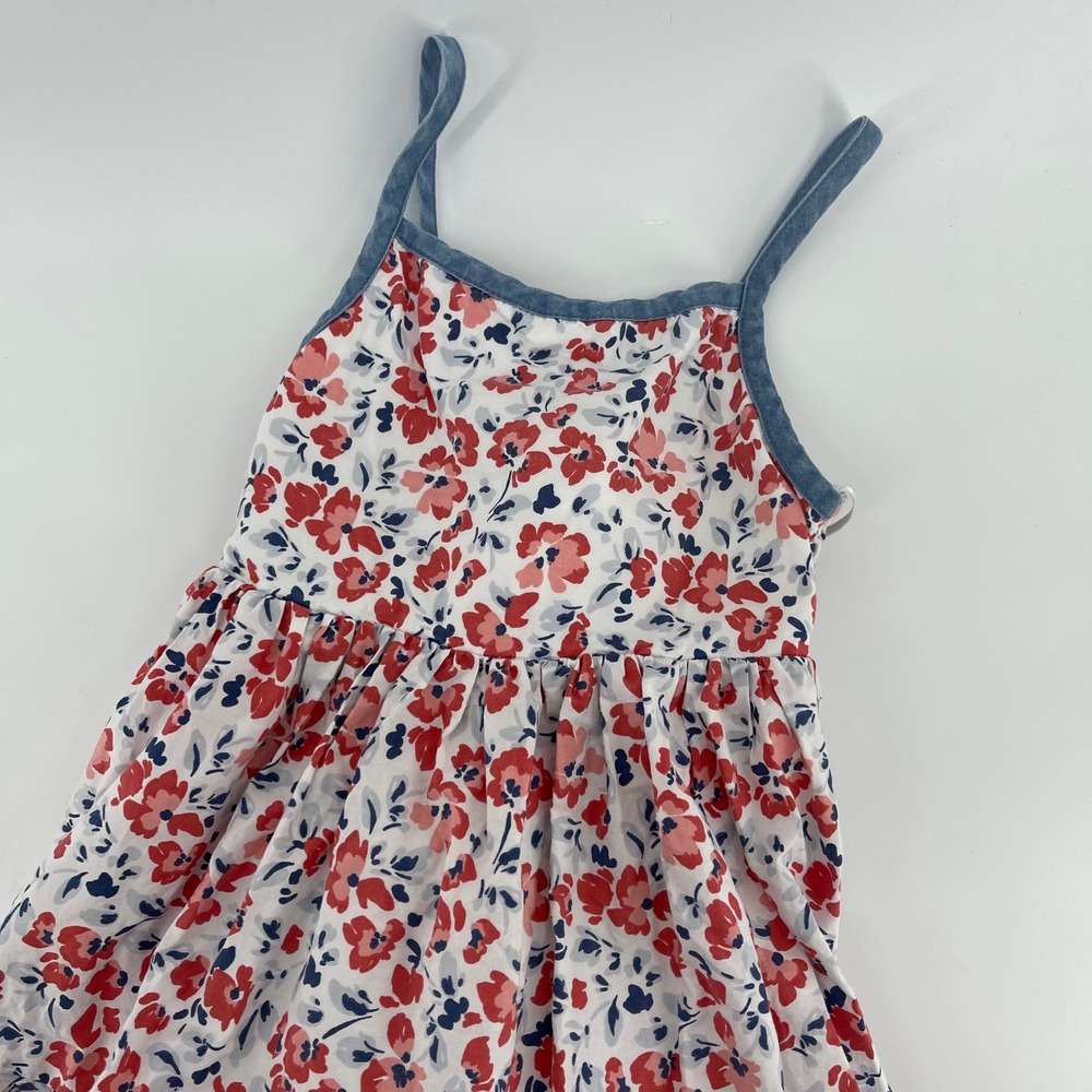Tommy‎ Bahama Floral Sundress Tiered Sleeveless Casual Girl Size 6